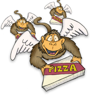Attack of the Pizza Monkeys